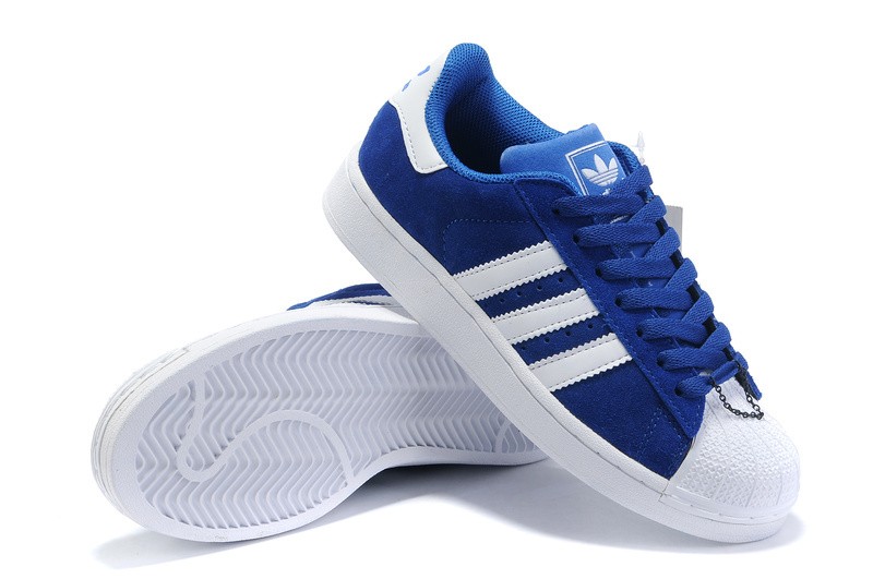 Mens Adidas 2011 Original Superstar II Blue/White